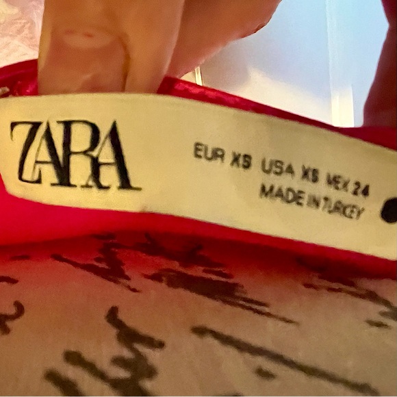 Zara Draped Camisole Midi Slip Dress in Barbie Hot Pink - Picture 4 of 16